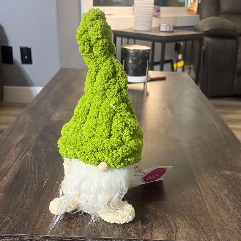 Green Gnome Plush Decor